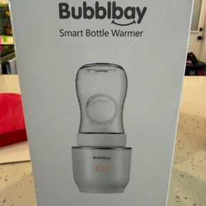Bubblbay Smart Bottle Warmer - White/Silver